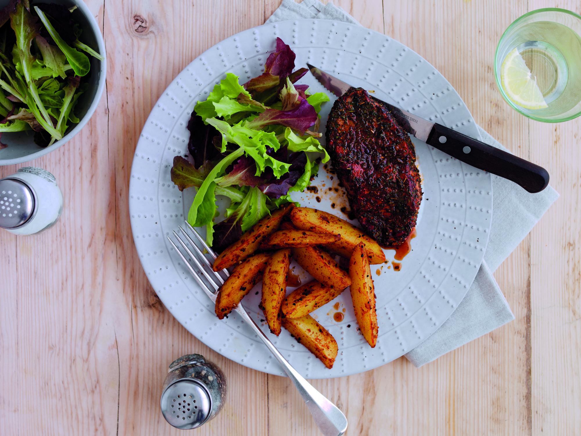 Marinated lamb outlet leg steaks