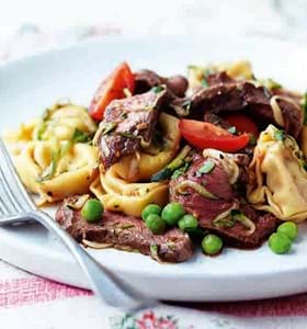 Beef and Pasta Salad with Chilli and Coriander Dressing