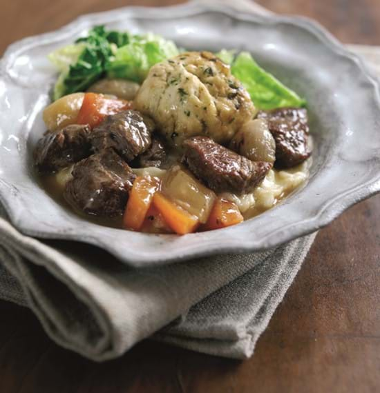 Beef Casserole with Herb Dumplings