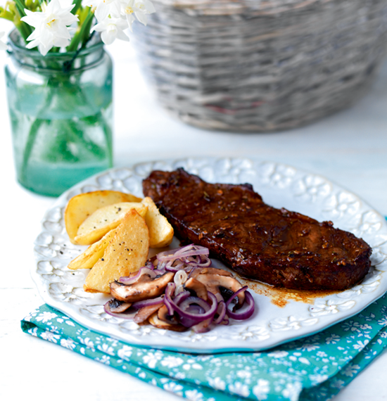 Caramelised Balsamic Steaks