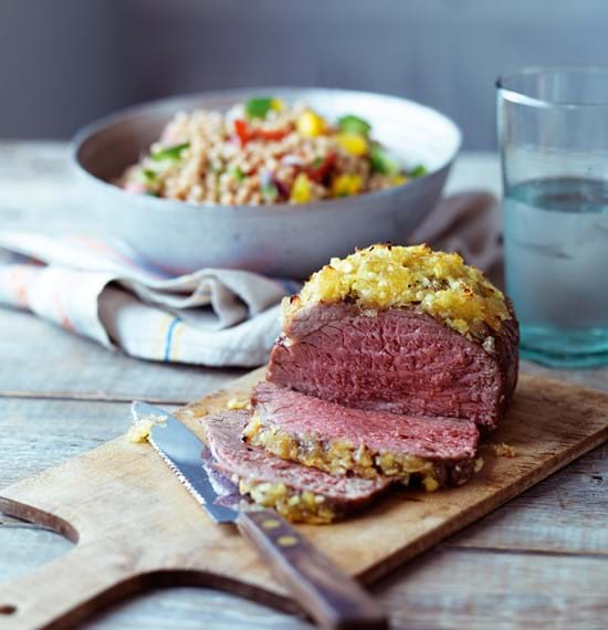 Lamb Mini Roast with Pineapple and Ginger Glaze