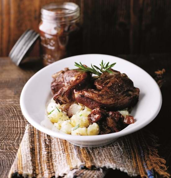 Lamb with Pear and Tomato Chutney