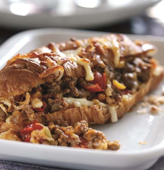 Mainstay Mince - Cheesy Beef and Tomato Croissants