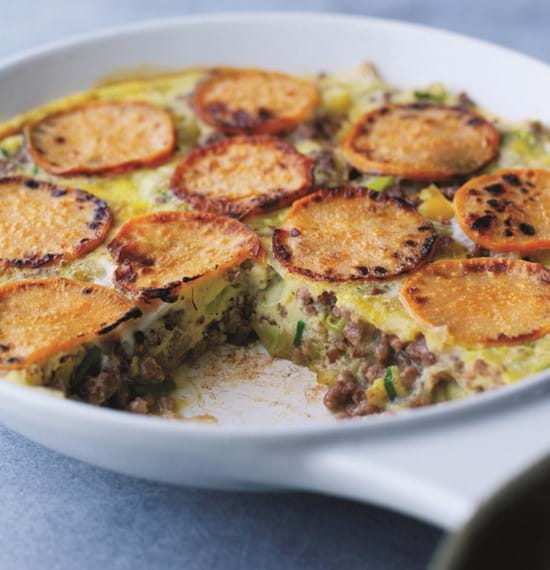 Mince and Sweet Potato Frittata