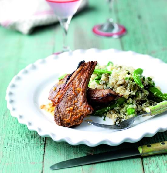 Quinoa and Sugar Snap Pea Salad