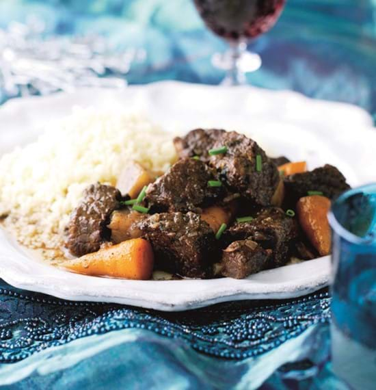 Spiced Braised Beef with Celeriac and Pickled Walnuts