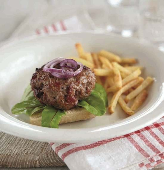 Veal Burgers with Chorizo