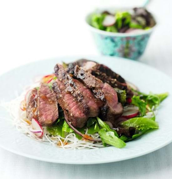 Warm Lamb and Noodle Salad